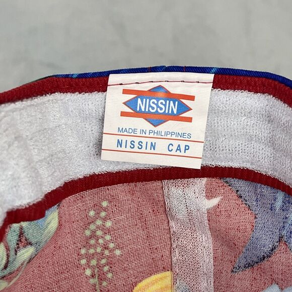 Vintage 90s Streetwear Panama City Beach Spell Out‎ Rope Floral Hawaiian Hat - Picture 7 of 7